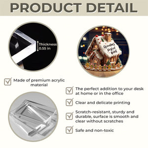 Grandma's Perfect Batch - Personalized Grandma Custom Shaped Acrylic Plaque