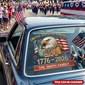 250th Anniversary Together We Shine Bright - Personalized Decal