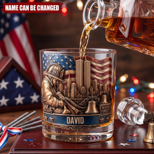 25 Years We Will Never Forget - Personalized Custom Whiskey Glass
