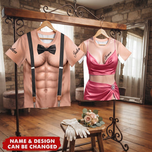 Bridesmaid And Best Men Bikini For Summer - Personalized Funny T-shirt