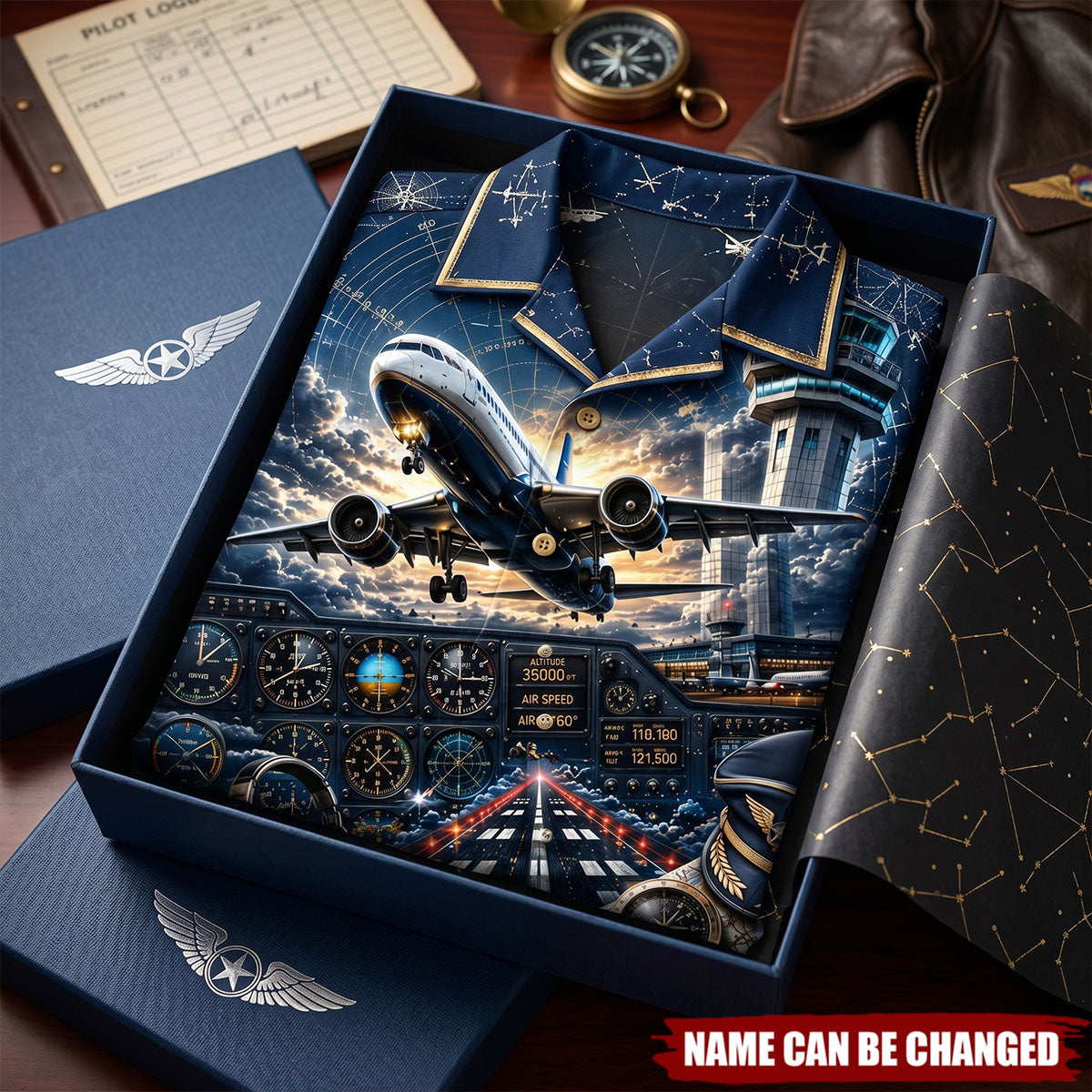 Sky Commander Hawaiian Shirt - Gifts For Pilots