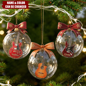 Guitar Dreams Keepsake Christmas Ornament Personalized Gifts