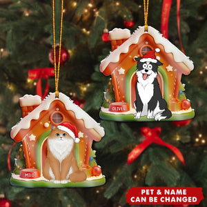 Funny Christmas Pet - Personalized Acrylic Ornament
