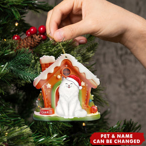 Funny Christmas Pet - Personalized Acrylic Ornament