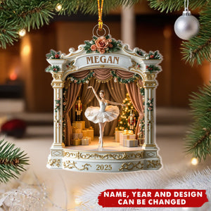 Nutcracker Ballet - Personalized Christmas Acrylic Ornament