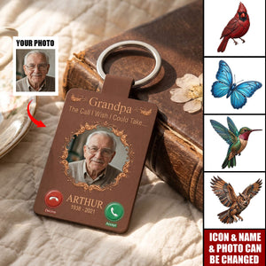 The Call I Wish I Could Take... Memorial Gifts - Personalized Keychain