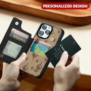 Personalized Christian Fully Printed Wallet Phone Case - The Holy Family