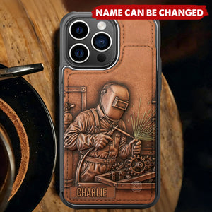 Strongest Welder - Personalized Welder Fully Printed Wallet Phone Case