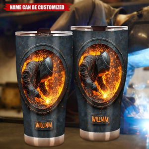 Gift For Welder Man - Personalized Welder Tumbler