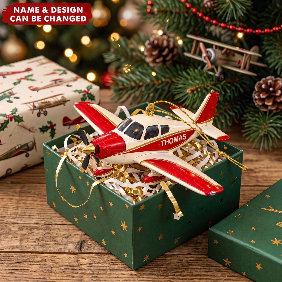 Born to Fly – Personalized Acrylic Custom Shape Ornament