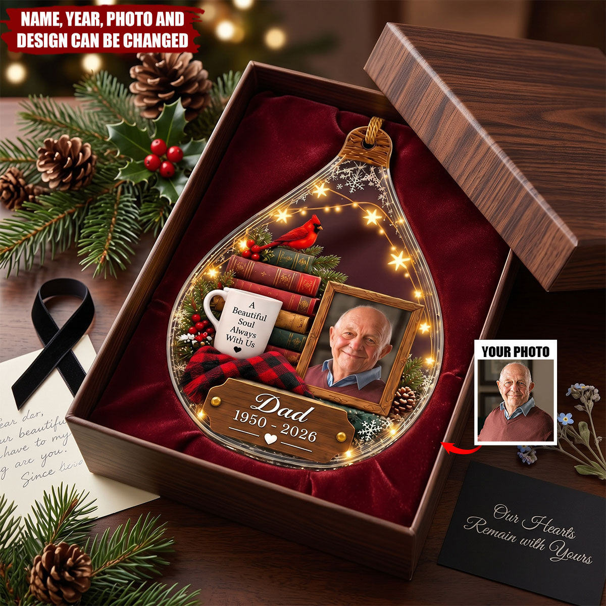 In Loving Memory – Personalized Acrylic Custom Shape Ornament