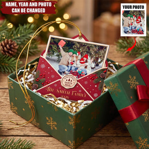 Santa Mail Memories – Personalized Acrylic Custom Shape Ornament