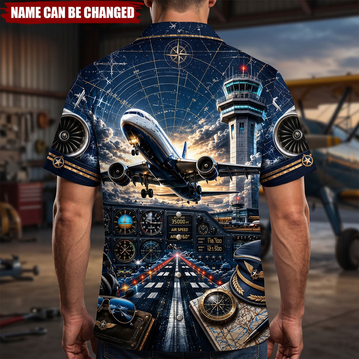 Sky Commander Hawaiian Shirt - Gifts For Pilots