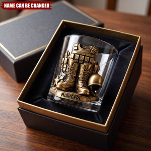 Tactical Combat Gear - Personalized Custom Whiskey Glass