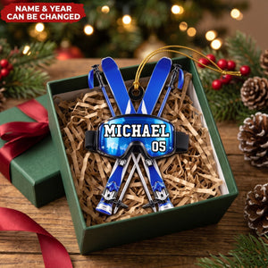 To the Ski Lover – Personalized Acrylic Custom Shape Ornament