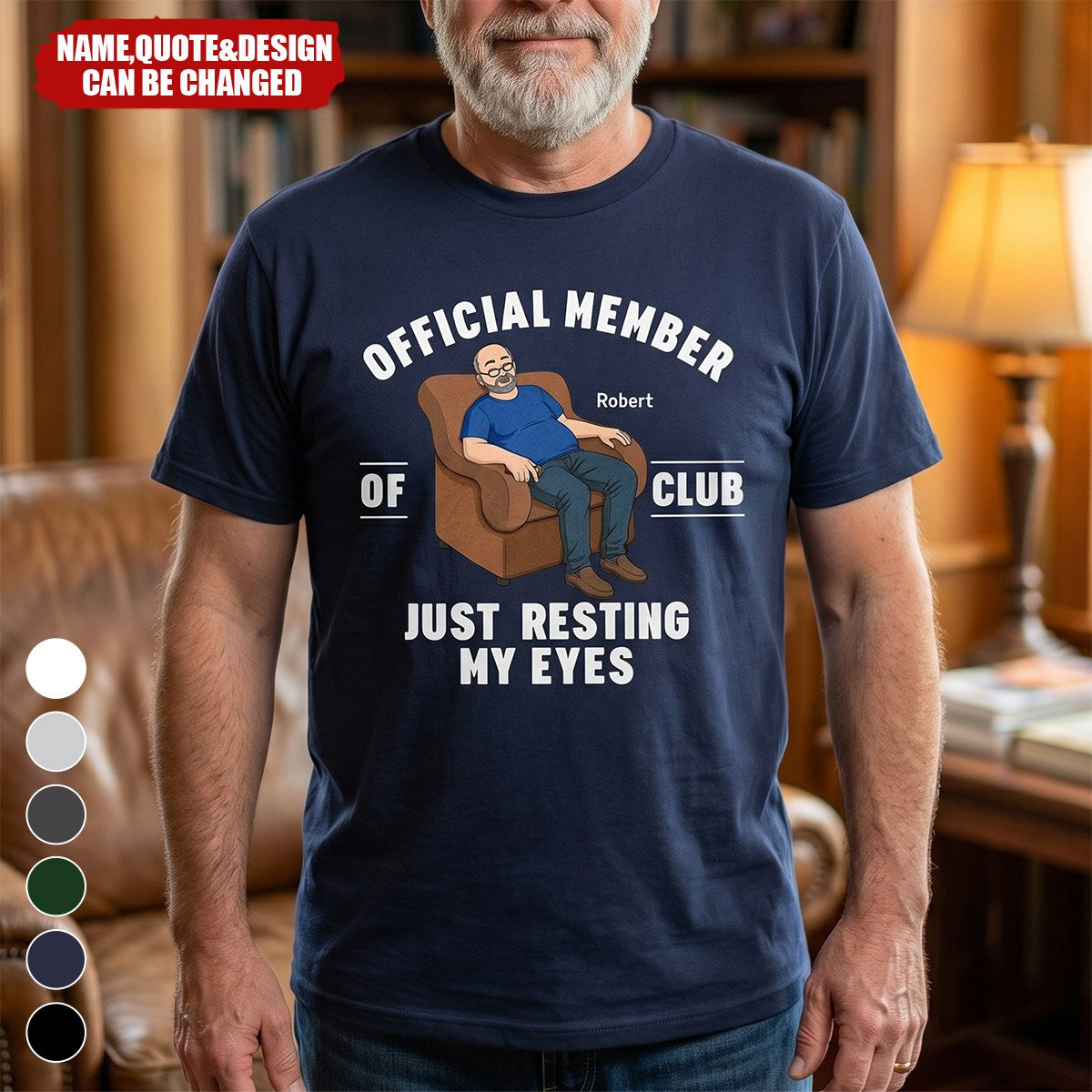 Father's Day Gifts, I'm Just Resting My Eyes - Personalized T Shirt