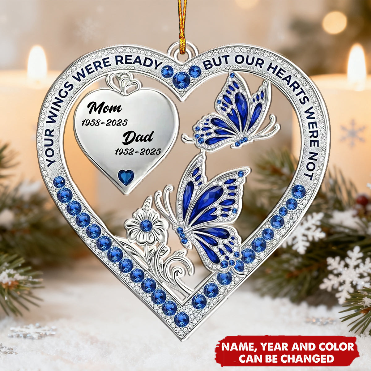 Your Wings - Personalized Custom Acrylic Ornament