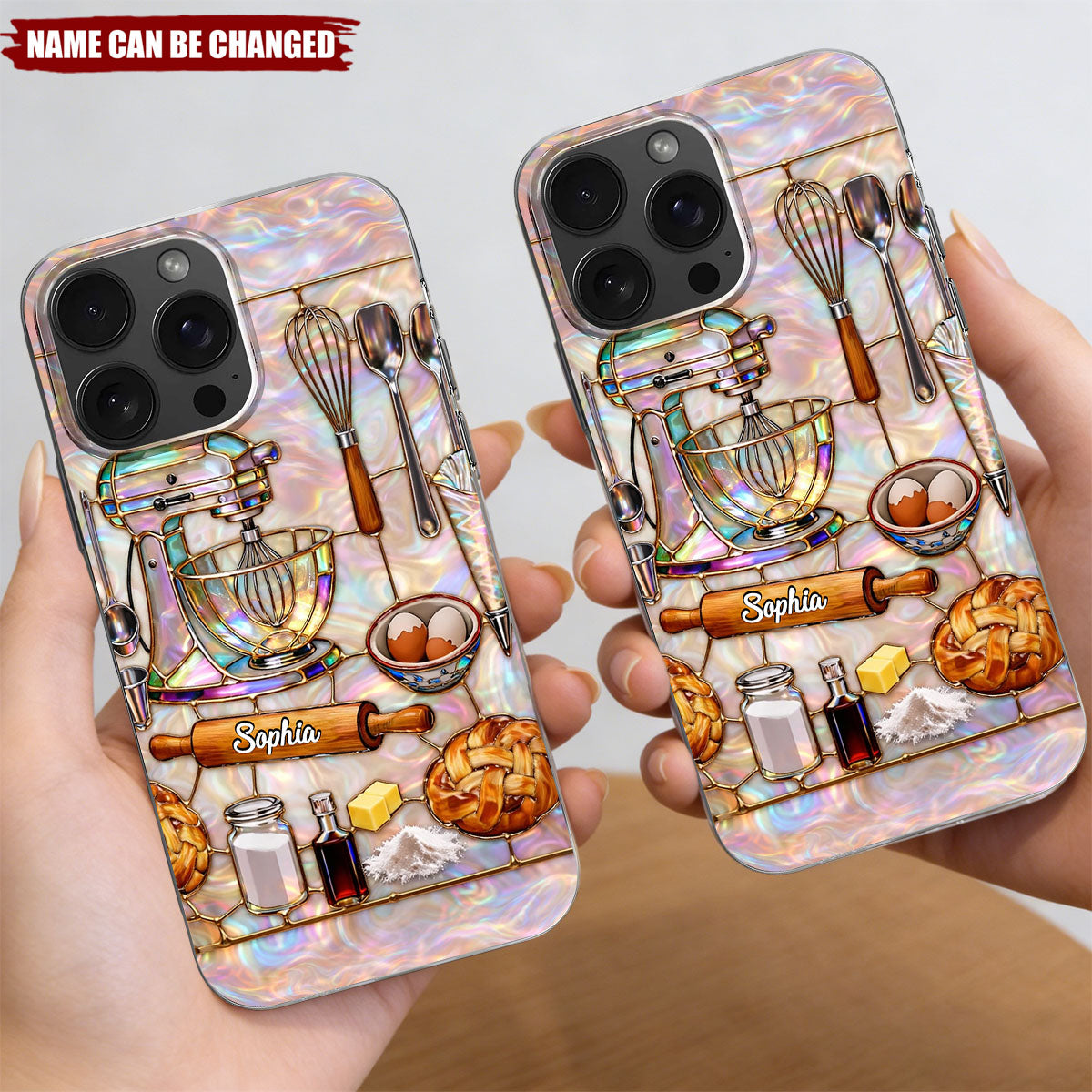 For The Love Of Baking, Create Delicious Memories, Personalized Phone Case