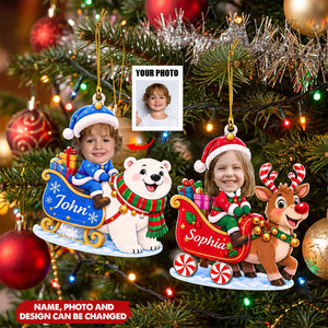 Grandkids Holiday – Personalized Acrylic Custom Shape Ornament