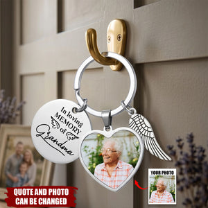 Graduation Day Memorial Custom Photo - Personalized Keychain