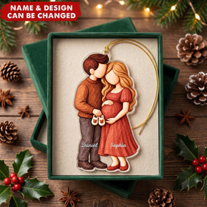 The Year We Became Parents – Personalized Acrylic Custom Shape Ornament