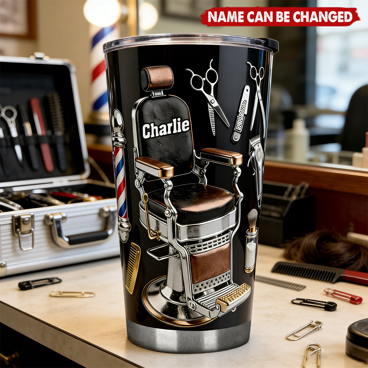 Barber - Personalized Hairdresser Tumbler