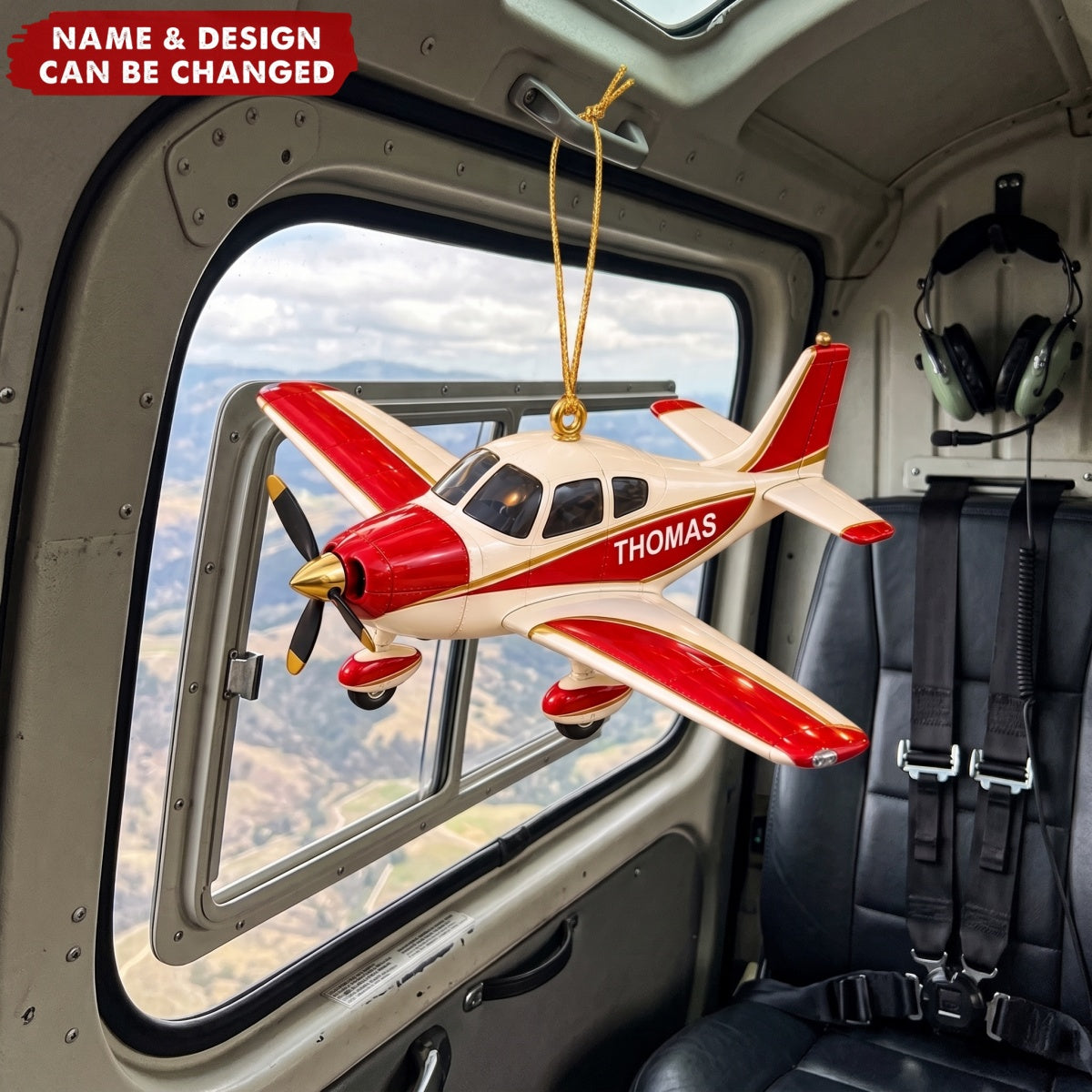 Born to Fly – Personalized Acrylic Custom Shape Ornament