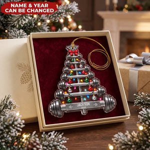 Gym Dumbbell – Personalized Acrylic Custom Shape Ornament