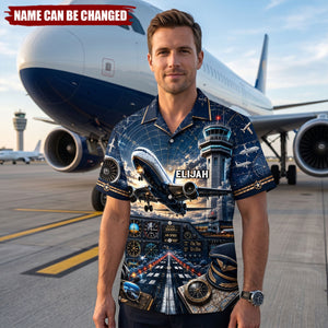 Sky Commander Hawaiian Shirt - Gifts For Pilots