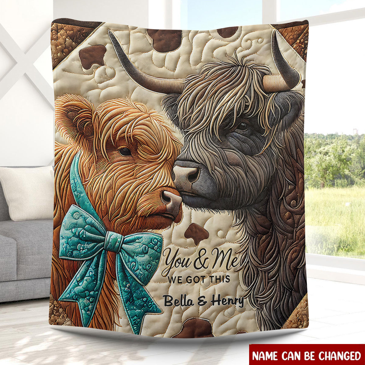 You & Me We Got This - Personalized Blanket