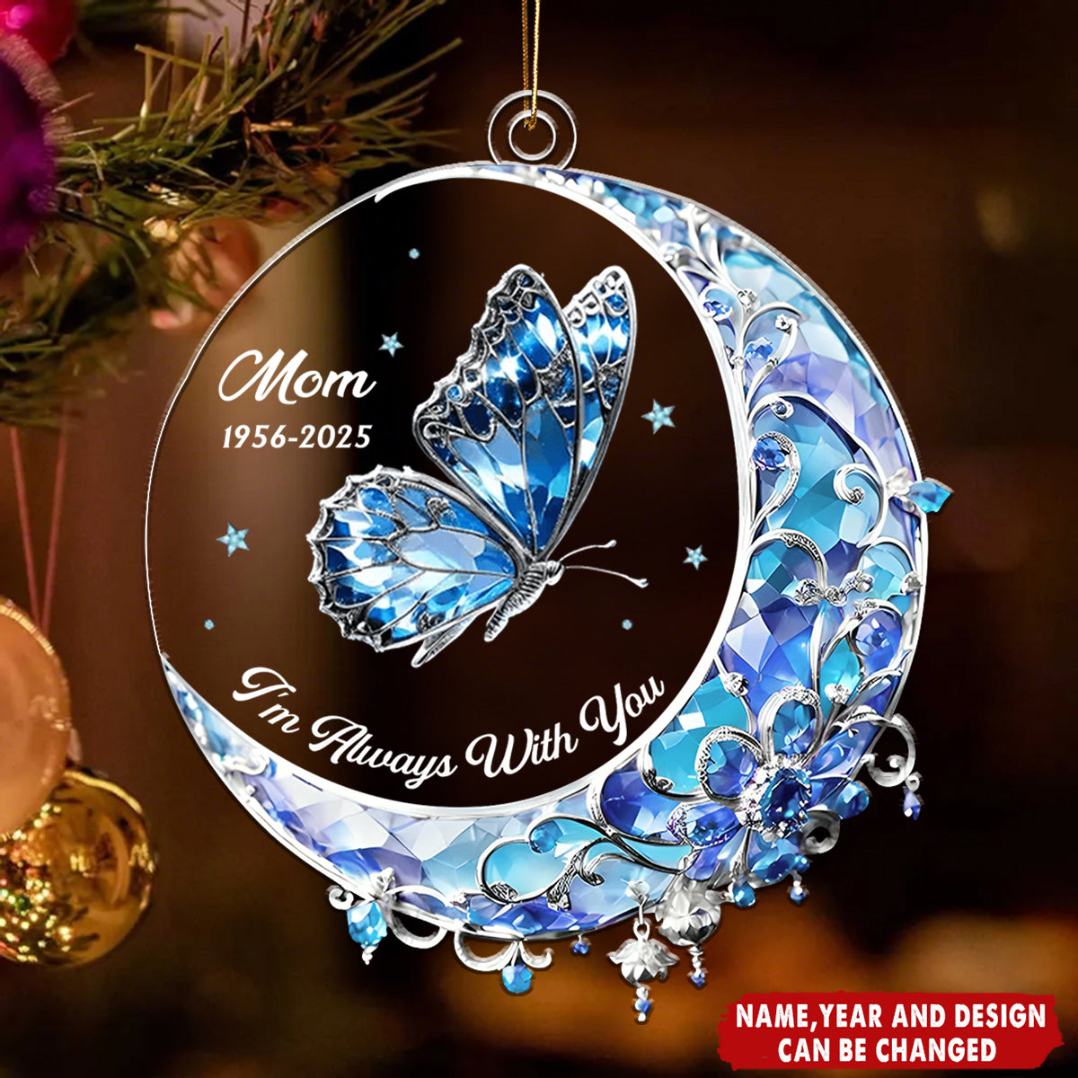 I'm Always With You - Personalized Christmas Acrylic Ornament