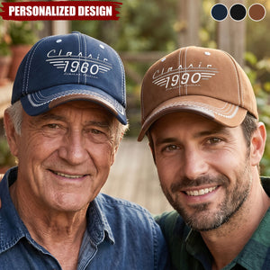 Personalized Cap - Classic Limited Edition - Vintage Gift For Him, Husband, Dad, Grandpa