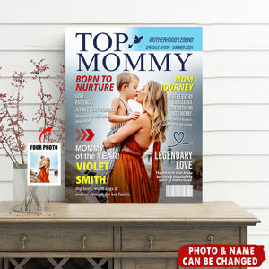 Personalized Mommy Magazine Cover – Custom Mom Gift, Mother’s Day Gift, Mom Birthday Gift Idea