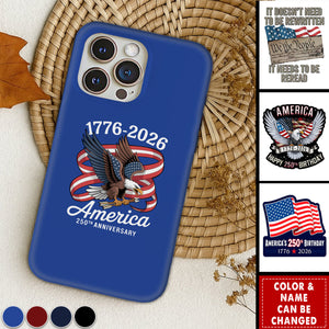 USA 250th Anniversary Personalized Phone Case